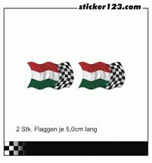 Ungarn flagge symbol land ungarisch europa nationalen nation wappen europameisterschaft. Ungarn Racing Flagge Aufkleber
