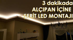 Çift taraflı bantın yapıştırılacağı yüzey iyice temizlenmişse ve de dandik bir led şeritleri asma tavanlara herkes farklı yerlere yapıştırıyor. 3 Dakikada Alcipan Icine Serit Led Montaji Youtube