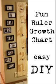 ruler growth chart home sweet home diy home decor diy