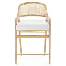 Alibaba.com offers 2,944 cane stools products. Bungalow 5 Edward Modern Classic Ivory Cushion Woven Cane Brown Wood Counter Stool Kathy Kuo Home