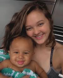 First time swimming!!🐋