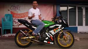 The following is a collection of modifications ninja rr 2012 which is okay. Modifikasi Ninja Rr 150 Konsep Fashion Tribun Timur