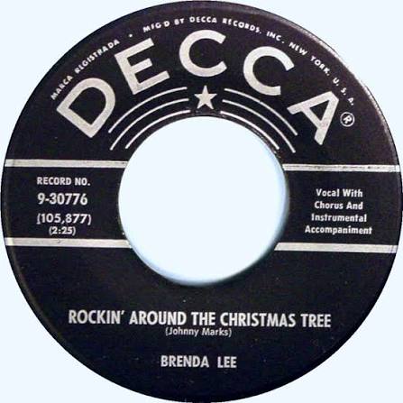 Brenda Lee - Rockin' Around The Christmas Tree (1958) "Rockin' Around the Christmas  Tree," performed by Brenda Lee and released in 1958, is a festive anthem  that blends the excitement of rock