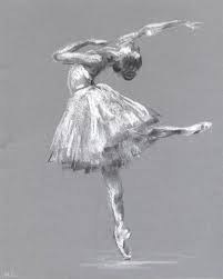 Ballet Dancer Drawing Black And White Sketch Of Ballet Dancer Ballerina Illustration By Madareli Dancer Painting Ballet Painting Dance Paintings