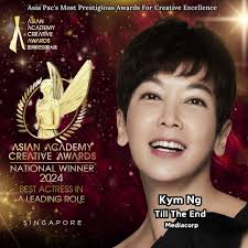 Big congrats to Kym Ng! Singapore's own star has just snagged the 2024  National Winner award for her incredible performance in “Till The End”! Up  next—she's vying for the Grand Final Winner
