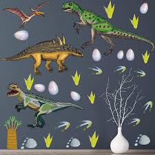 Check spelling or type a new query. Buy Dinosaur Wall Decals For Boys Room Watercolor Dinosaur Wall Stickers For Kids Bedroom Large Dinosaur Wall Decor Decorations For Nursery Living Room Classroom Wall Art Sticker Kids Birthday Christmas Gift Online In Indonesia B08np4vd11