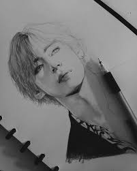 Saldin Wip Finished You Could Break My Heart In Two But When It Heals It Beats For You I Know It S Forward But It S T Bts Drawings Art Fan Art Drawing