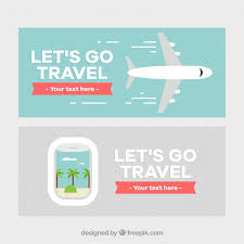 Find images of travel banner. Travel Banner With Airplane Design Stock Images Page Everypixel