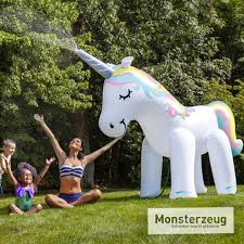 Xxl Einhorn Wassersprinkler Wasserspielzeug Einhorn Geschenk Poolpartys