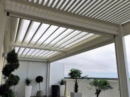 Pergolas Bioclimatiques Lames Orientables En Copropriete Par At Plus A Frontignan 34 Pergola Bioclimatique Pergola Decoration Exterieur