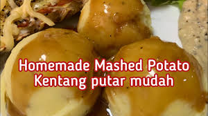 200gm kentang 1 sudu besar butter garam, pepper secukup rasa 4 sudu besar susu. Cara Membuat Kentang Putar Ala Kfc Homemade Mashed Potato Kentang Putar Yang Mudah Disediakan Youtube