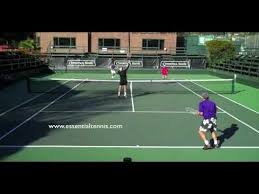 In this tennis doubles strategy tip oti instructor gregg le sueur shows you how to move at the net when you are the server's partner. Tennis Doubles Strategy Tennis Doubles Tennis Tennis Drills