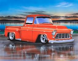 Image result for Omaha Orange 1955 Truck