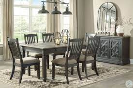 Continue to 8 of 9 below. Tyler Creek Black And Gray Rectangular Dining Room Set From Ashley Coleman Furniture