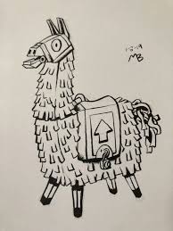 If your child loves interacting. Fortnite Llama Coloring Page Printable