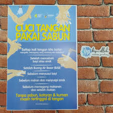 Namun, manfaatnya akan sangat menguntungkan. Poster Cuci Tangan Pakai Sabun Poster Kesehatan Shopee Indonesia