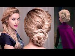 Frozen S Elsa Hair Turtorial For New Year S Eve Updo Braid And Half Up Hairstyles Youtube Frisuren Frisuren Tutorial Frisur Hochgesteckt