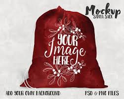 Santa Sack Laundry Bag Template Mockup Add Your Own Image Etsy Free Psd Mockups Templates Mockup Free Psd Mockup Psd