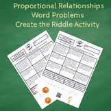 A and d are called the extremes, and b and c are called the means. Proportional Relationship Word Problems Worksheets Teaching Resources Tpt