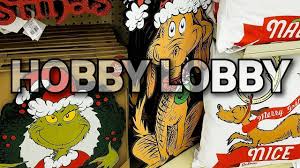On the right, i used it to make a small shelf. Hobby Lobby Christmas 2020 How The Grinch Stole Christmas Hobbylobby Youtube
