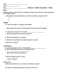 America Before Columbus National Geographic Video Assessment National Geographic Videos Writing Prompts For Kids Christopher Columbus Lesson Plans