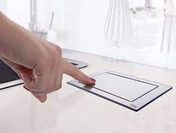 The Evoline Backflip Black Nearly Flush On The Surface In 2021 Kitchen Renovation Usb Kitchen
