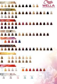 Wella Professionals Color Touch Color Chart 2017 Hair Color Chart Wella Hair Color Wella Color Charm Chart Wella Color Charm