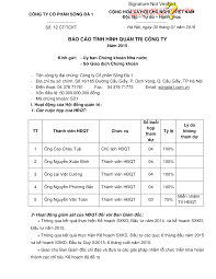 BÁO CÁO TÌNH HÌNH QUẢN TRỊ CÔNG TY