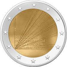 Start » commemorative coins » portugal » portugal 2 euro » 2 euro portugal 2021 eu council presidency unc. 2 Euro Portugal 2021 Eu Portugiesische Prasidenz Euro Munzen Eurocoins Euro 2 Euro Sondermunzen