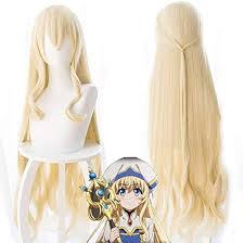 Anime Goblin Slayer Priestess Onna Shinkan Yellow Long Wig Cosplay Costume  Women Heat Resistant Synthetic Hair Wigs : Amazon.de: Toys