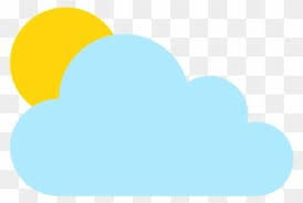 Sun Behind Cloud Emoji Clipart Imagem De Nuvem Com Sol Em Png Transparent Png Emoji Clipart Cloud Emoji Clip Art