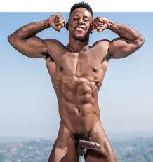 Black naked male models