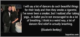 I will say a lot of dancers do such beautiful things for their ... via Relatably.com