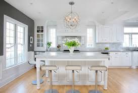soothing white and gray kitchen remodel