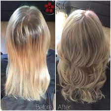 Babylights For The Root Touch Up And Balayaged Inbetween Then A White Blonde Toner Blonde Toner White Blonde Touch Up