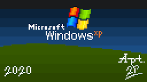 Bliss Night And Windows Xp Logo Pixel Art Music Covers Windows