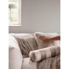 Svanefors Kissenhülle Marty, Braun, Textil, Uni, 45x45 cm, Wohntextilien,  Bezüge, Kissenbezüge