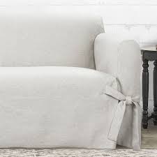 Farmhouse Basketweave Sofa Slipcover Oatmeal Sure Fit In 2020 Slipcovered Sofa Slipcovers Farmhouse Recliner Chairs