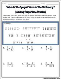 Check spelling or type a new query. Solving Proportions Practice Riddle Worksheet By Secondary Math Shop