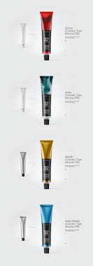 Cosmetic Tubes Psd Mockups On Behance