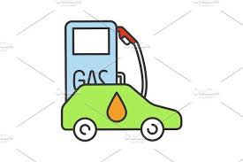 Filling Station Color Icon Filling Station Color Station