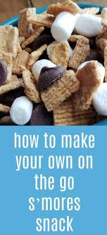 How To Make Your Own On The Go S Mores Snack Eat Travel Life Smores Snacks Easy Smores Smore Recipes