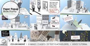 It's so easy to use, simply edit text, change the colors, drag and drop in your new media and hit render. Paper Popup Book Promo Download Videohive 4732597