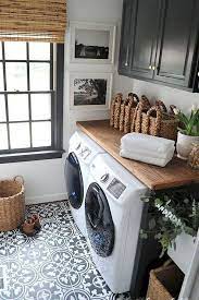 50 Inspiring Laundry Rooms That Would Actually Make Chores Fun Laundry Room Tile Laundry Room Remodel Small Laundry Rooms