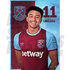 Filter by season transfer record 20/21. Jesse Lingard West Ham United Fc A3 Poster 20 21 Be The Star Posters