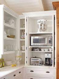 10 Snazzy Ways To Organize And Store Small Appliances Clever Kitchen Storage Kitchen Design Kitchen Renovation