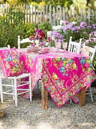 Table covers come in four basic shapes (oblong, oval, round, and square) and in endless colors and patterns to add style to your space. Cottage Rose Tablecloth Kitchen Table Linens Tablecloths Beautiful Designs By April Cornell