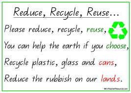 Generally it is associated with the musical genre called. Reduce Recycle Reuse Rhyme