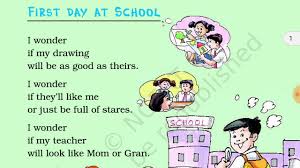 Notes for 2nd class english. First Day At School Full Explanation With Exercise Class 2nd Ncert English Youtube