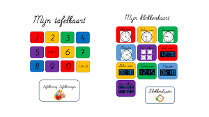 In groep 4 heeft je kind geoefend met de tafels van 1 t/m 5 en die van 10. Tafelkaart En Klokkenkaart Juf Maike